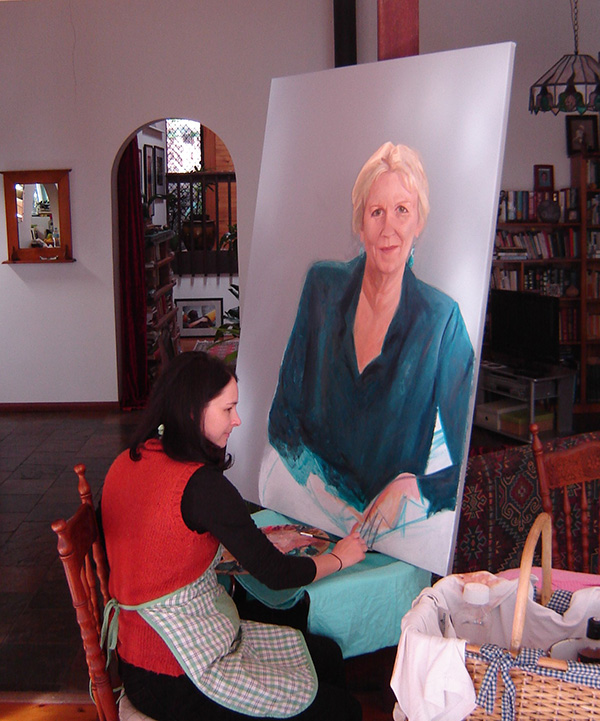 Entry Portia Geach Portrait Prize, artist Cherie Wren